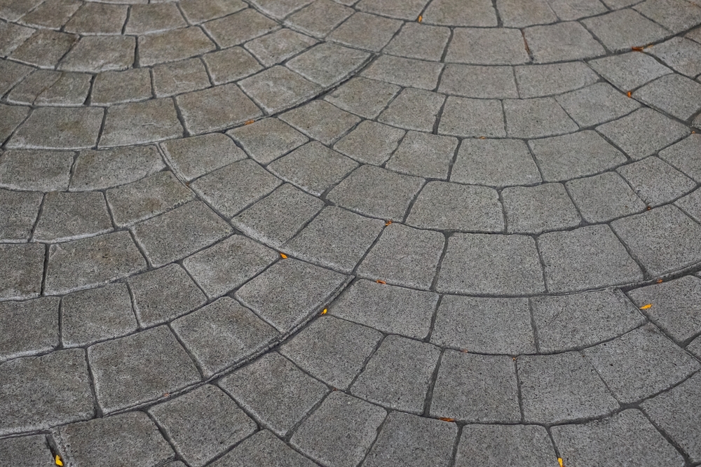 stamped concrete design